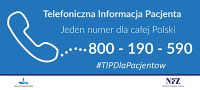 Telefoniczna Informacja Pacjenta RPP i NFZ